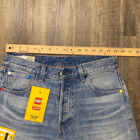 Lego Group Levi 501 Collaboration Limited Edition Jeans NWT Straight Fit 32 X 30 - Picture 2 of 16